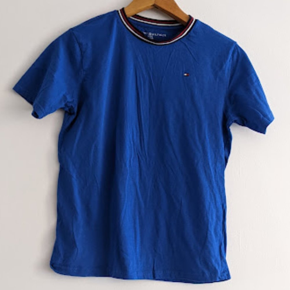 Tommy Hilfiger Royal Blue T-Shirt Size L 16/18